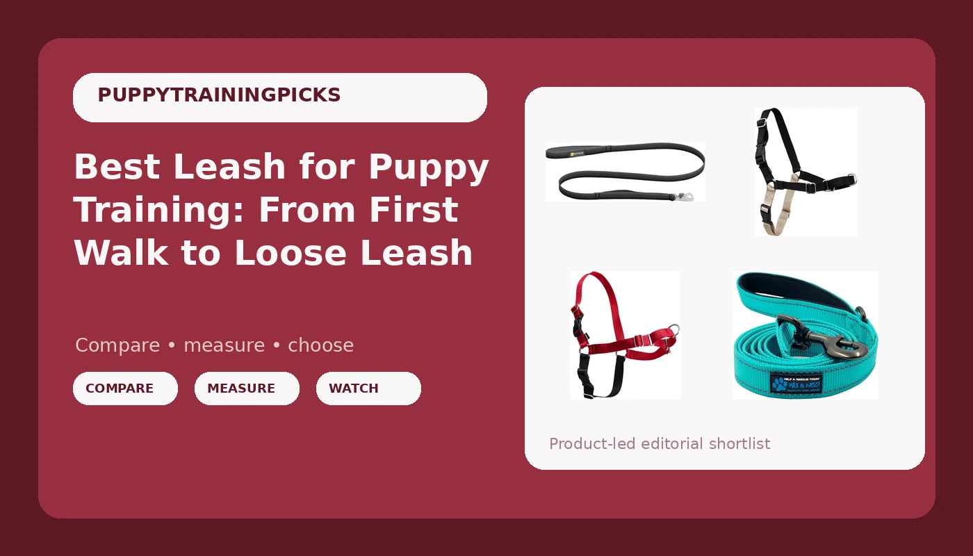 Best Leash for Puppy Training: From First Walk to Loose Leash - PuppyTrainingPicks review with measurements and honest opinion