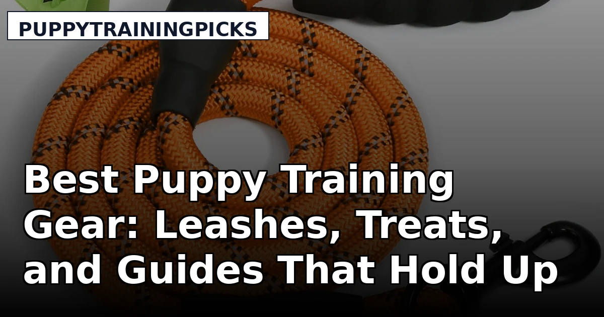 Best Puppy Training Gear: Leashes, Treats, and Guides That Hold Up