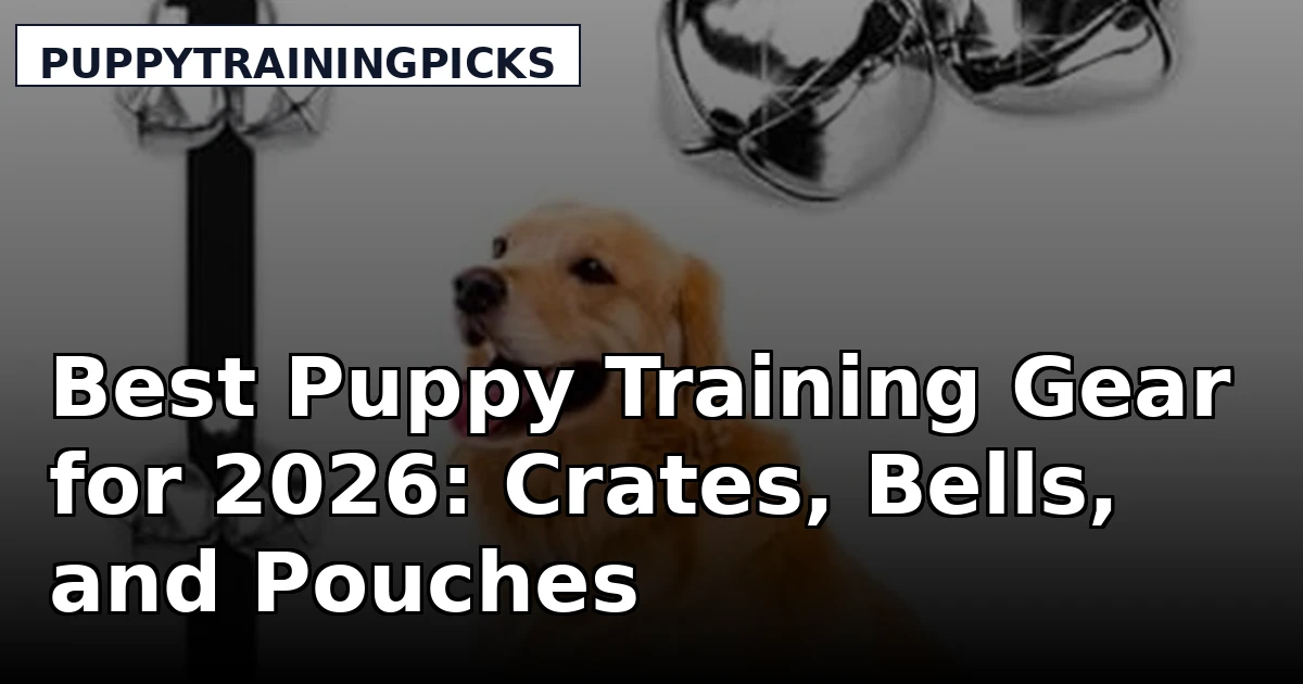 Best Puppy Training Gear for 2026: Crates, Bells, and Pouches