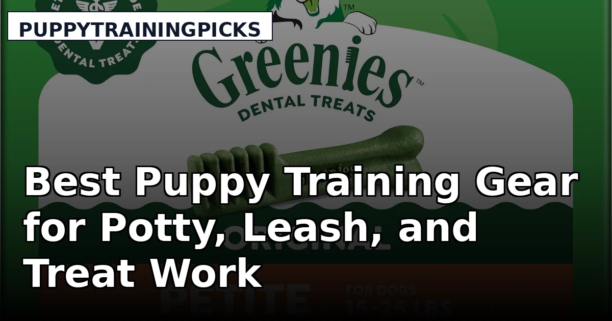 Best Puppy Training Gear for Potty, Leash, and Treat Work