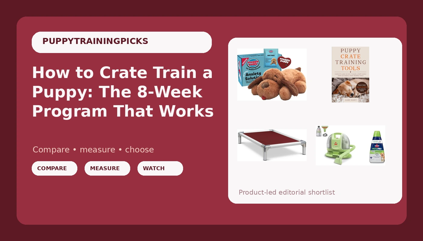 How to Crate Train a Puppy: The 8-Week Program That Works - PuppyTrainingPicks review with measurements and honest opinion