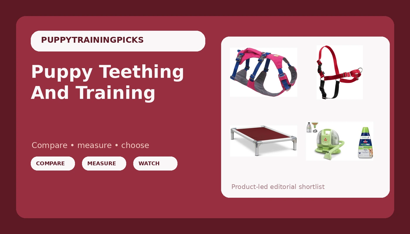 Puppy Teething And Training - PuppyTrainingPicks review with measurements and honest opinion