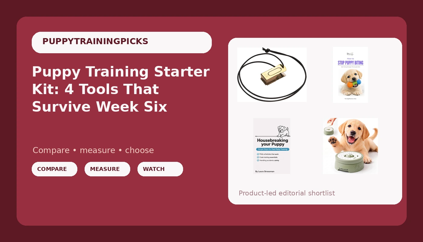 Puppy Training Starter Kit: 4 Tools That Survive Week Six