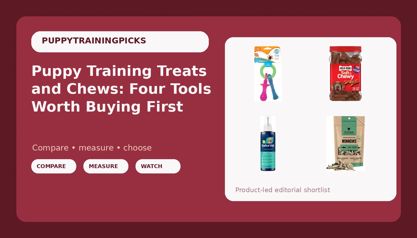 Puppy Training Treats and Chews: Four Tools Worth Buying First